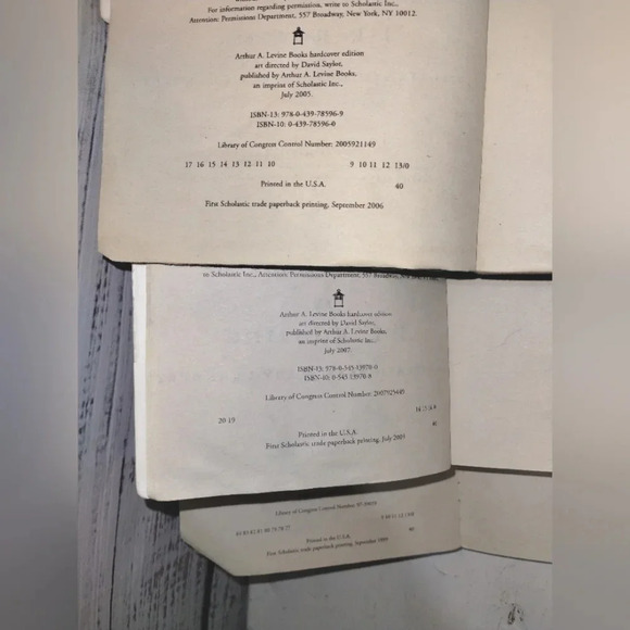 Harry Potter Lot Professor Dumbledore Books 1,‎ 6, 7 - Picture 9 of 9